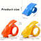 Heavy Duty Shipping Tape Dispenser Reusable Replaceable EcoFriendly with Patented 10 Sloped Des