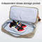 Portable Fitness Duffle Bag CarryOn Luggage For Gym Travel Work Trolley Strap Shoe Compartment 3