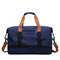 Portable Fitness Duffle Bag CarryOn Luggage For Gym Travel Work Trolley Strap Shoe Compartment 9