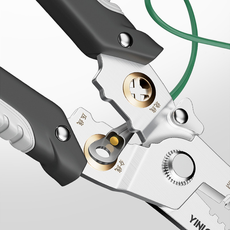 Electric Cable Stripper Wire Repair Tool MultiTool Pliers for Decrustation Cutting and Strippi