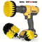 3pcs Drill Brush Attachment Set Power Scrubber for Showers Tubs Tile Grout Deep Cleaning Kit