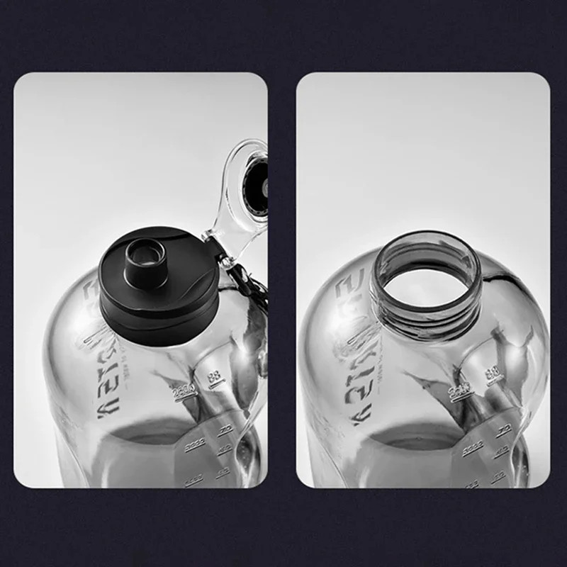 Portable Large Capacity Water Bottle for Gym, Cycling & Camping Mens Sports Water Kettle with Leak-Proof Lid