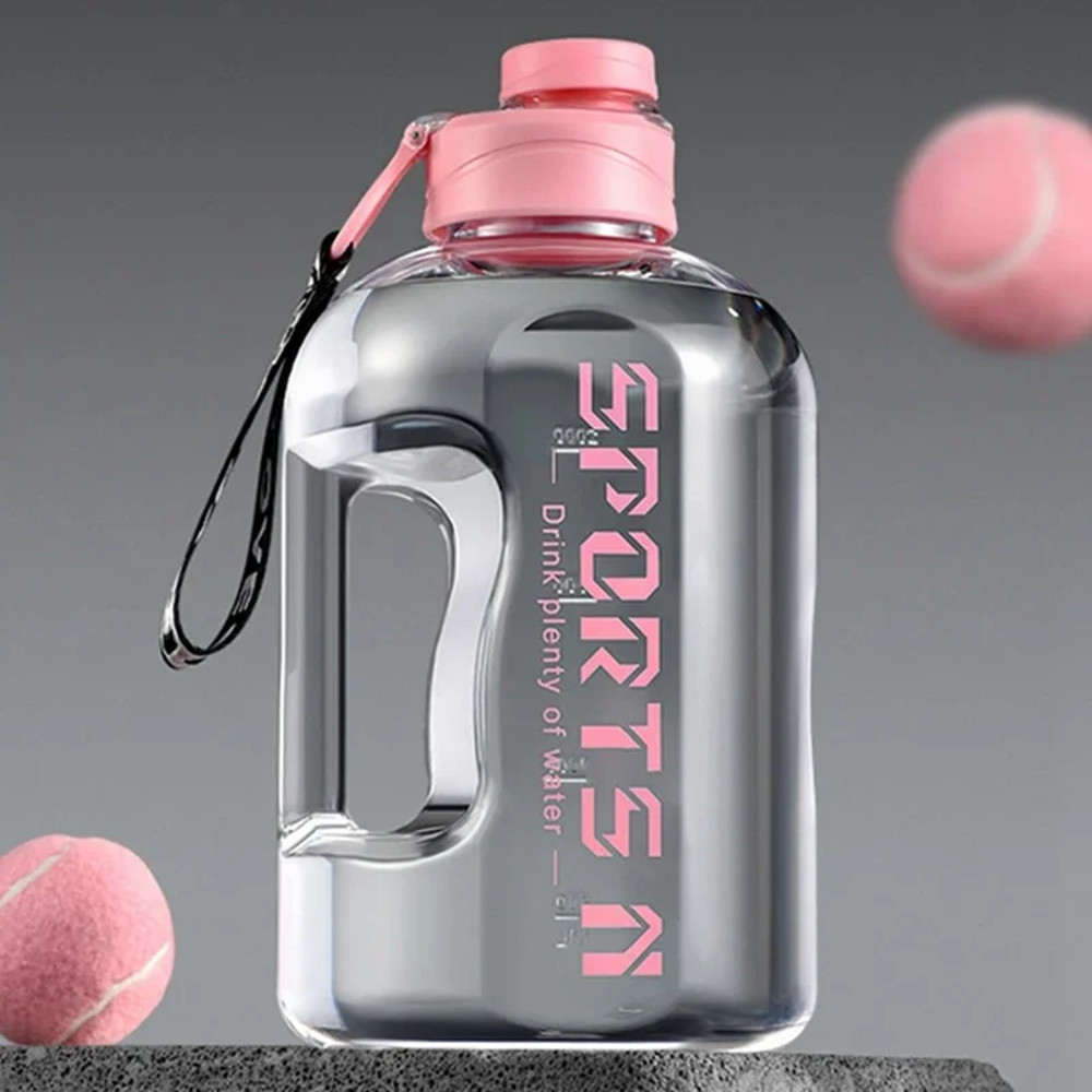 Portable Large Capacity Water Bottle for Gym, Cycling & Camping Mens Sports Water Kettle with Leak-Proof Lid