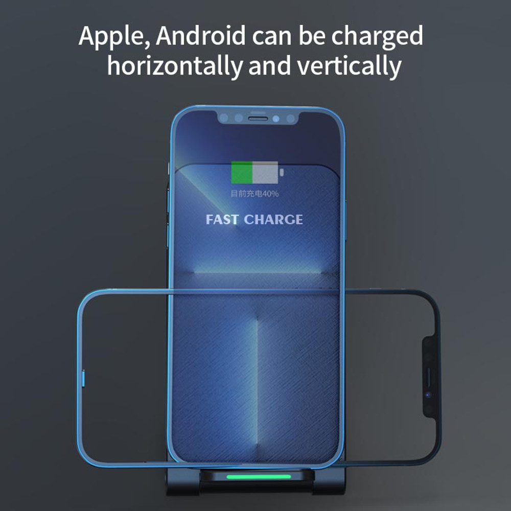 Foldable Wireless Charger Stand 100W QiCertified Fast Charging For IPhone Samsung Xiaomi Huawei Pho 5