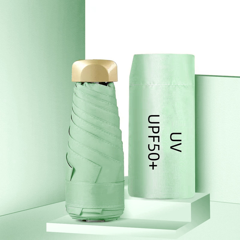 Mini Pocket Umbrella, Compact Folding UV Protection Parasol