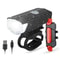 USB Rechargeable Bike Light Set Easy To Install Front Taillight For Bicycle Accessories 7