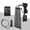 USBPowered Car Ambient Foot Light Wireless Auto RGB LED Interior Lighting with Music Sync