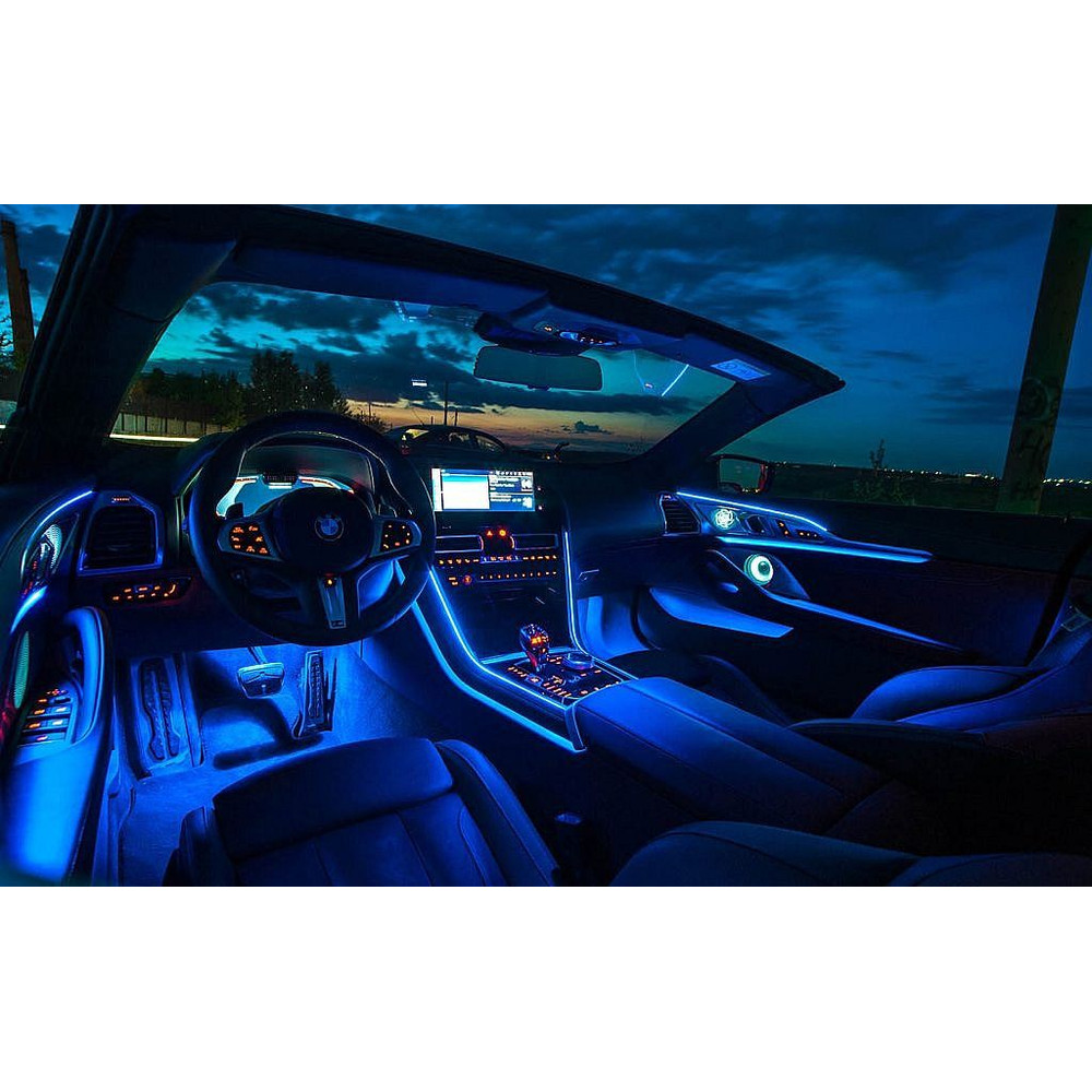 USBPowered Car Ambient Foot Light Wireless Auto RGB LED Interior Lighting with Music Sync