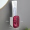 Smart Toothpaste Dispenser Wall Mount Hands Free Automatic Squeezer Toothbrush Holder For Organize 6