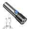 UV Flashlight Blacklight Zoomable USB Rechargeable Ultraviolet Light For Pet Urine Detection Resin