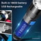 UV Flashlight Blacklight Zoomable USB Rechargeable Ultraviolet Light For Pet Urine Detection Resin