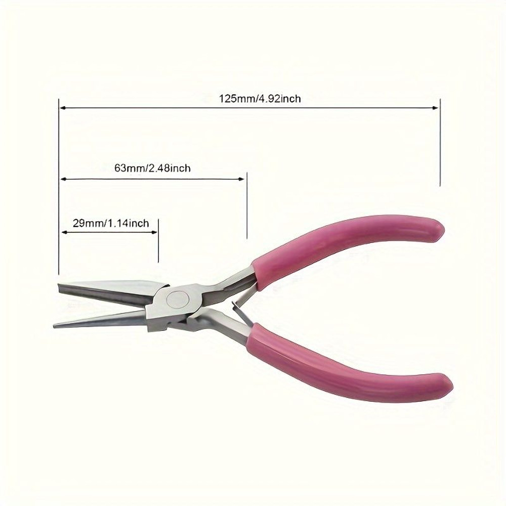 Professional Round Concave Pliers Jewelry Making Mini Precision Wire Loop Tools For DIY Crafting 8
