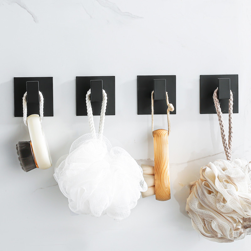 Heavy Duty Wall Hook Sticker Durable Hanging Clothes Hanger for Shower Robe Coat Rack Towel Hooks