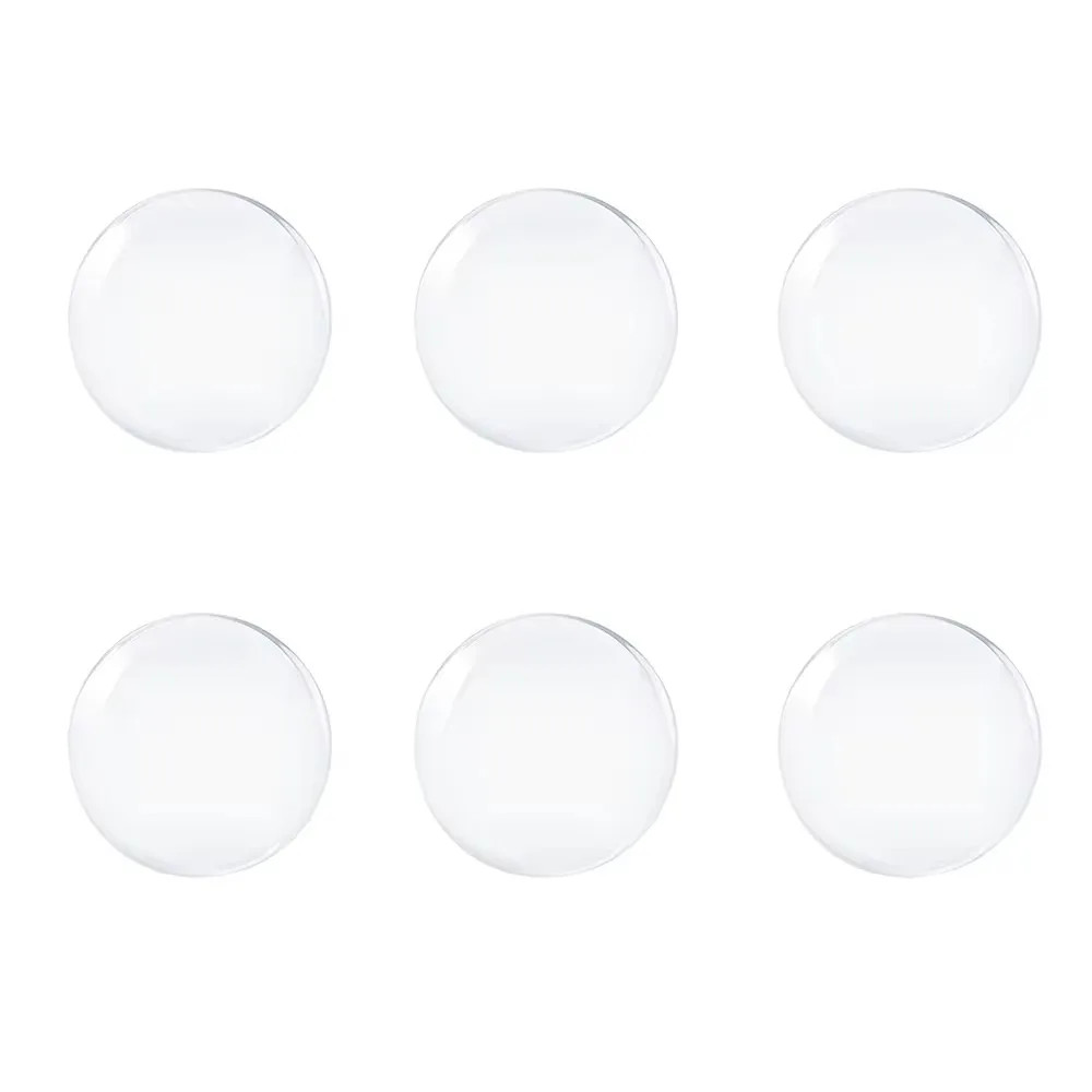 Clear Soft Rubber Door Stopper Door Knob Wall Shield  Muffler Pad Protective Plug 6
