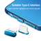 AntiDust Plug Cover Cap Aluminum Alloy TypeC Port Protector For Phones 3