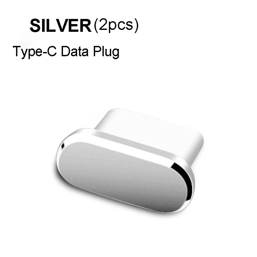 AntiDust Plug Cover Cap Aluminum Alloy TypeC Port Protector For Phones 13