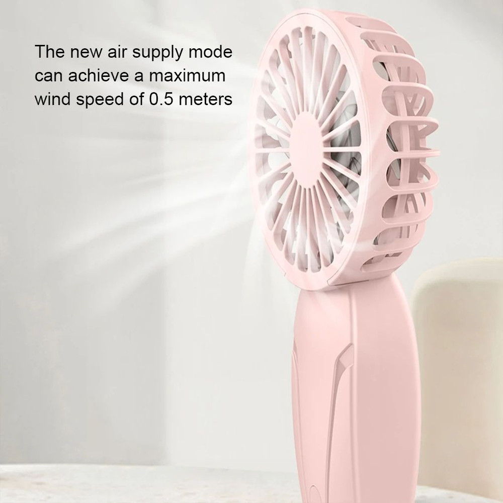 Portable Handheld Small Fan USB Rechargeable ABS Lightweight Handheld Small Fan For Travel Office A 1