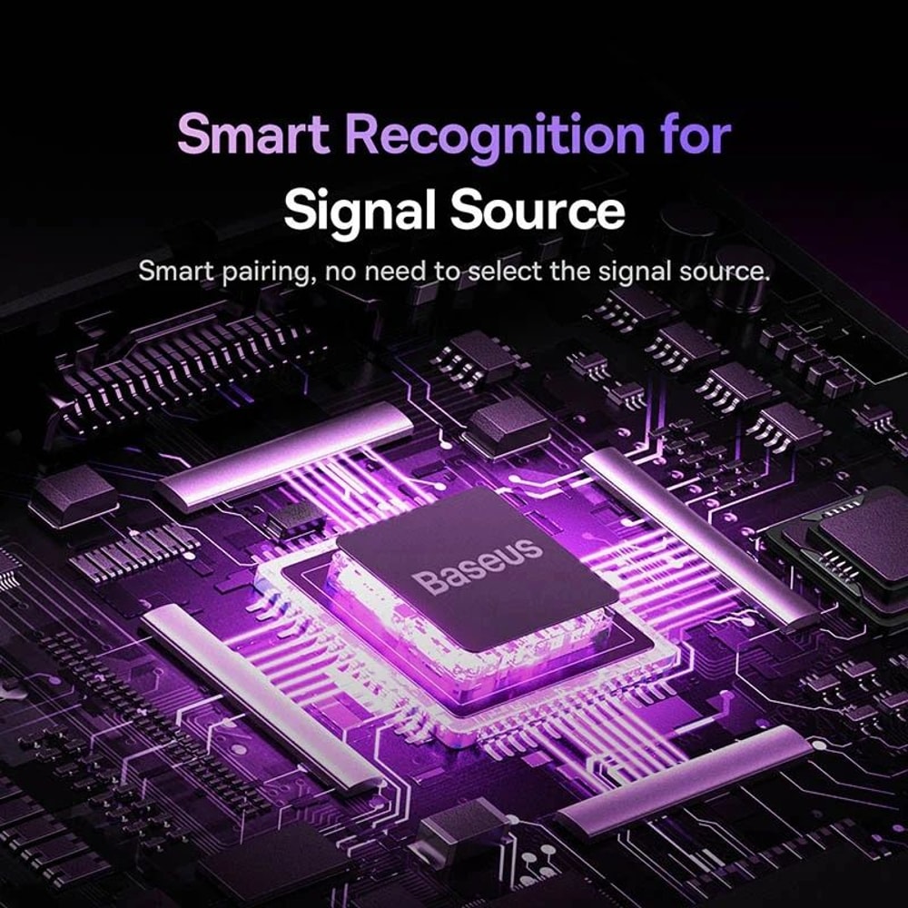 Baseus HD Switch 4K 60Hz HDMICompatible Splitter BiDirectional Switch For PS5 PS4 TV Box Builtin Ca 1