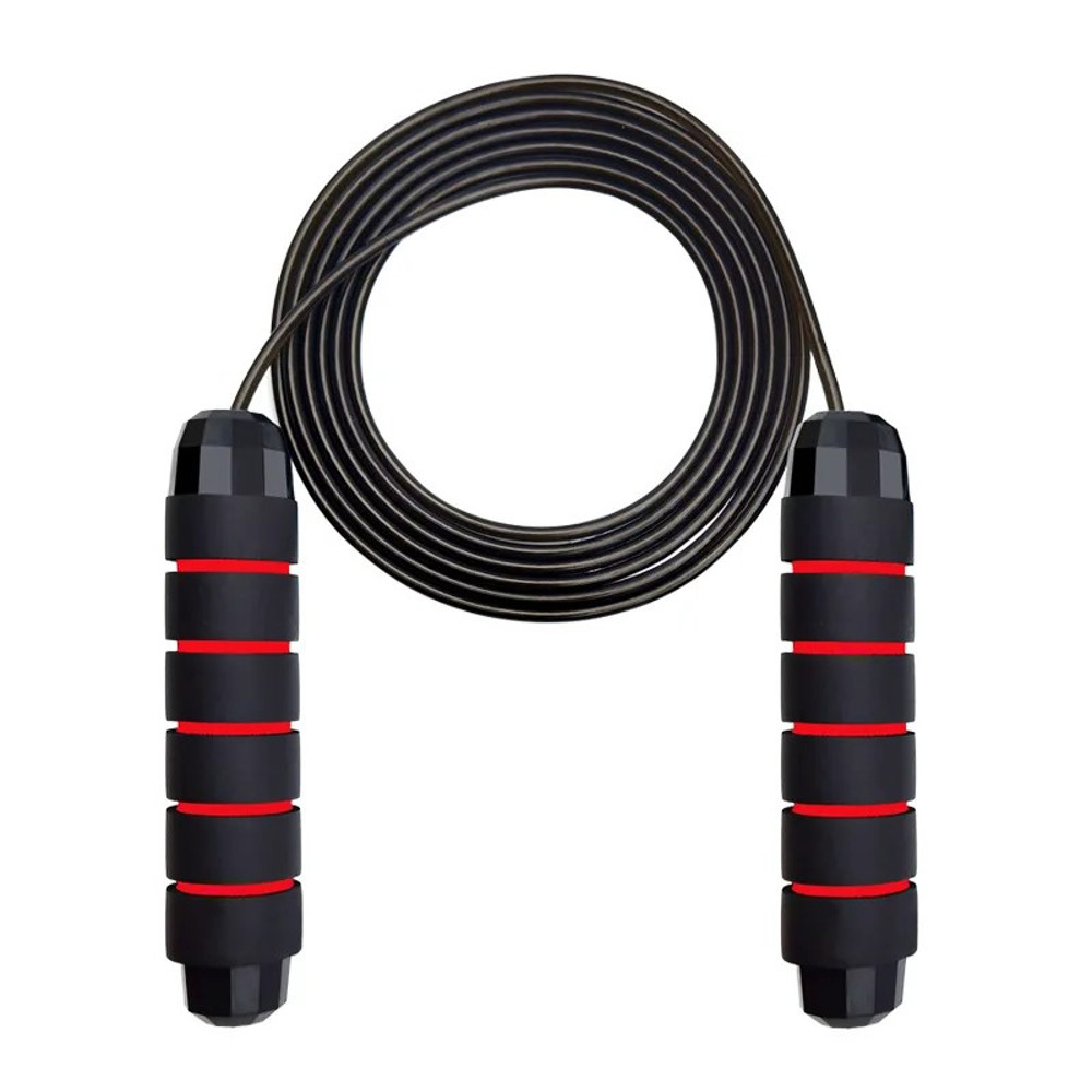 Ball Bearings Adjustable Tangle Free Speed Wire Jump Rope Workout  Slim Body Fitness Rope With Foam 6