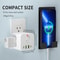 Mini Portable Surge Protector Compact 4Side Power Outlet For Travel Christmas Gifts 1