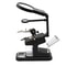 LED Magnifying Glass For Soldering Loupe With Auxiliary Clip Iron Stand Holder Station For Efficie 1
