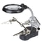 LED Magnifying Glass For Soldering Loupe With Auxiliary Clip Iron Stand Holder Station For Efficie 6