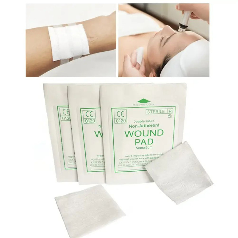 Sterile Nonwoven Gauze Pad Wound Care Supplies For First Aid Waterproof Dressing Gauze Cotton Pad 1