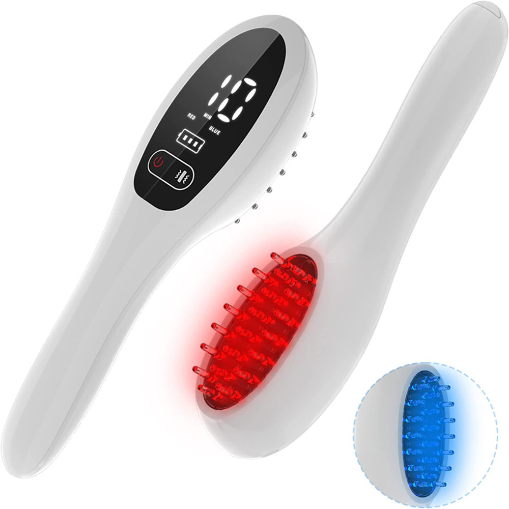 Electric Laser Hair Growth Comb Anti Hair Loss Therapy with Infrared LED Red Light for Thicker Ha