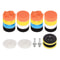 Polishing Sponge Pads Kit Washable Wool Foam Buffing Waxing Clean Polish Set For Car Polisher Motor 1