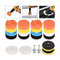 Polishing Sponge Pads Kit Washable Wool Foam Buffing Waxing Clean Polish Set For Car Polisher Motor 2