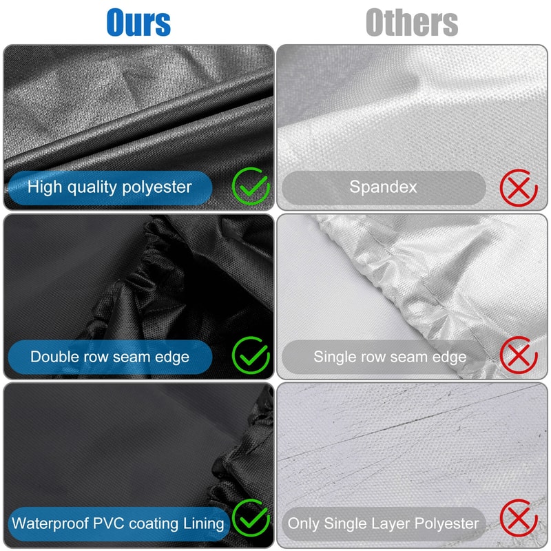 Universal Black Spare Tire Cover Weatherproof Tyre Protector For Sun Rain 6