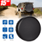 Universal Black Spare Tire Cover Weatherproof Tyre Protector For Sun Rain 0