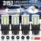 LED Reverse Tail Brake Stop Turn Signal DRL Light Bulb Pure White High Brightness Backup Parking Li 0