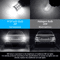 LED Reverse Tail Brake Stop Turn Signal DRL Light Bulb Pure White High Brightness Backup Parking Li 3