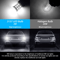 LED Reverse Tail Brake Stop Turn Signal DRL Light Bulb Pure White High Brightness Backup Parking Li 3
