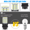 LED Reverse Tail Brake Stop Turn Signal DRL Light Bulb Pure White High Brightness Backup Parking Li 7