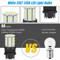 LED Reverse Tail Brake Stop Turn Signal DRL Light Bulb Pure White High Brightness Backup Parking Li 7