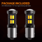 LED WhiteAmber DRL Switchback Turn Signal Indicator Parking Light Bulbs Super Bright DualColor Plug 8
