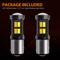 LED WhiteAmber DRL Switchback Turn Signal Indicator Parking Light Bulbs Super Bright DualColor Plug 8