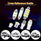 Car Interior Combo LED Map Dome Door Trunk License Plate Light Bulbs White SMD Kit For Universal Ve 4