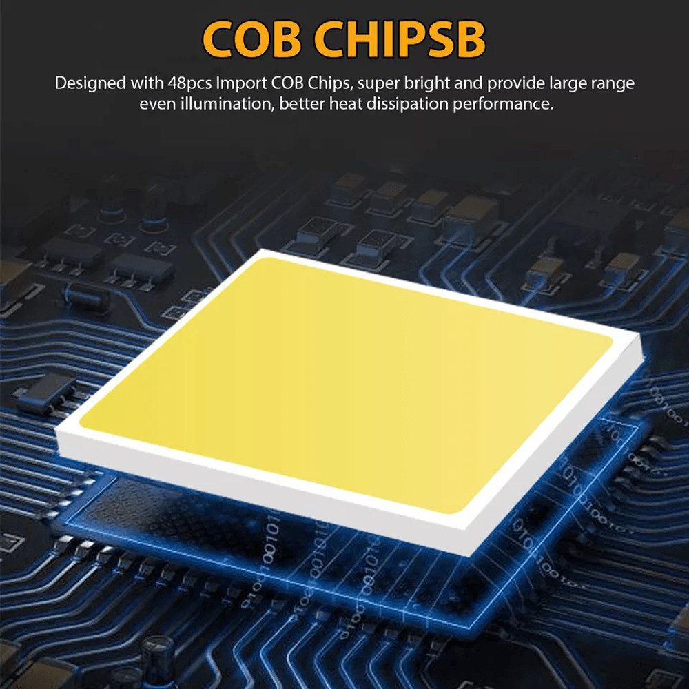 COB White LED Panel Light For Car Festoon Interior Dome And Map Light Bulbs SelfAdhesive Car Roof R 2