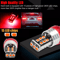 Red Strobe Flash Blinking Brake Light Bulbs Stop Tail Parking Light For Cars Trucks Motorcycles 1