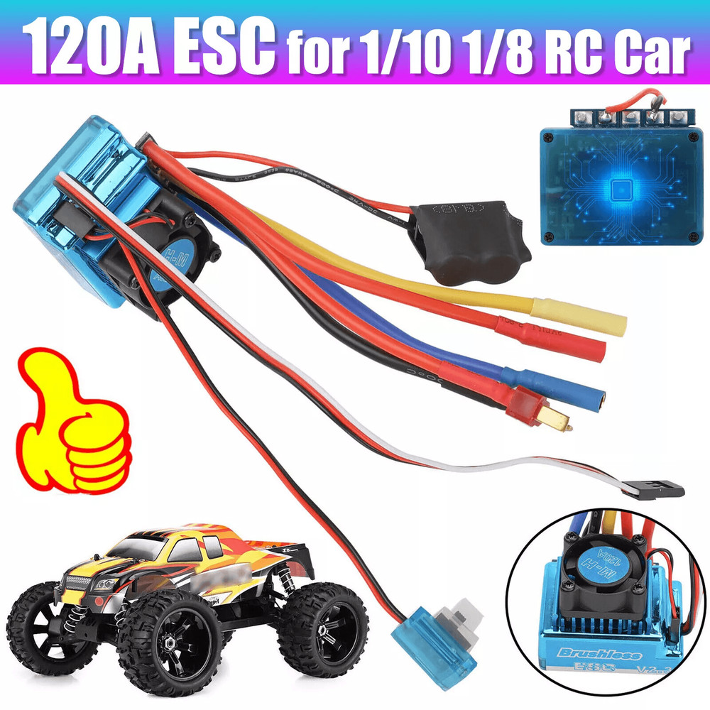 Brushless ESC Electric Speed Controller For RC Car Boat Truck With BEC Output High Performance Mode 0