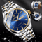 Waterproof Mens Luxury Quartz Watch Stainless Steel Luminous Classic Business Timepiece 0