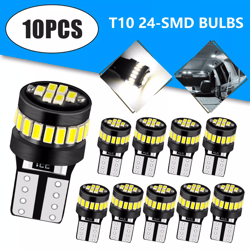 led interior map dome lights, super white license plate light bulbs for car, no delay, long lifespan, aluminum housing