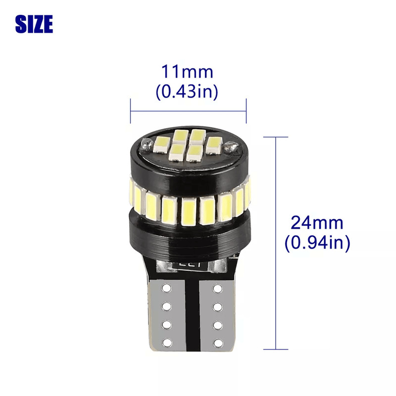 LED Interior Map Dome Lights Super White License Plate Light Bulbs For Car No Delay Long Lifespan A 6