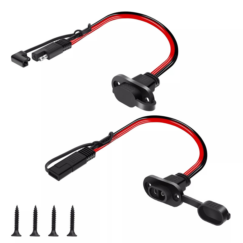 Adapter Battery Connector Cable Quick Connector Harness Plug To Female Socket 0