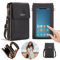 Women Touch Screen Cell Phone Bag Crossbody Shoulder Pouch Purse With Card Case For Smartphones 0