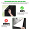 Static Cling Blackout Window Film UV Blocking Thick Black Tinting Heat Insulation Sun Protection 3