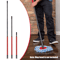 Telescopic Rotary Mop Stick Handle Replacement For Cedar EasyWring Floor Cleaning Adjustable Iron P 1